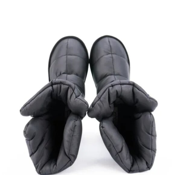 QUPID CARI-38A Black Nylon Boots - Women's Size 6 - Picture 3 of 11